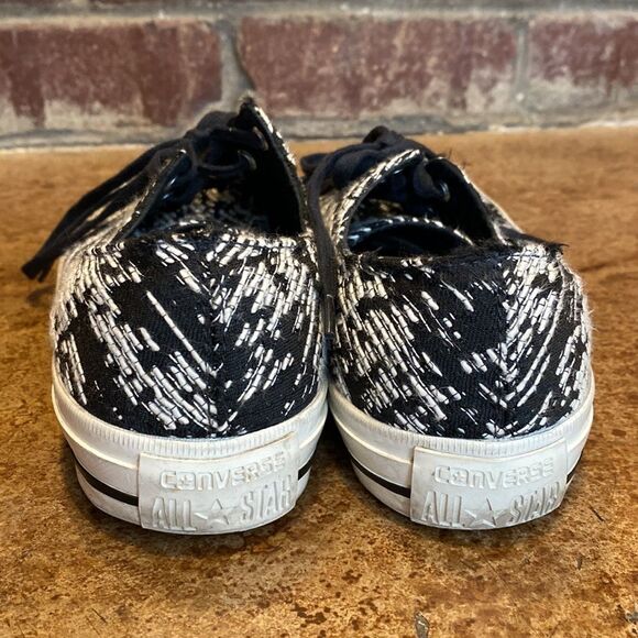 Converse Chuck Norris‎ All Star low top black and white tweed sneakers - Picture 3 of 7